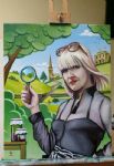 Eccles artist Rob Lever