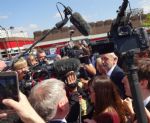 Jeremy Corbyn on Salford Precinct