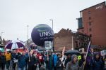 Tens of thousands of people march against Tories in Manchester