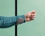 Hands free door handle from Fortum in Finland