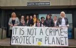 Lancashire Anti-Fracking residents and councillors outside court last week