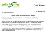 Salix Homes Press Release 2014