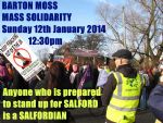 Barton Moss Solidarity Day 12th January