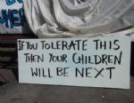 Homeless protest 2016