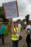 Lancaster House Protest March 1st August 2011