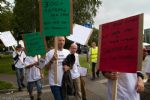 Lancaster House Protest March 1st August 2011