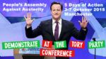 Take Back Manchester at the Tory Party Conference