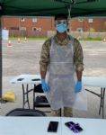 Pop up army testing site Lower Broughton