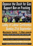 Anti Fracking Labour Party Rally