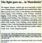 Manchester Airport Protest Camp 1991