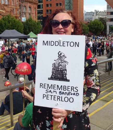 PETERLOO MASSACRE REMEMBERED IN STYLE AT ST PETER?S FIELD MANCHESTER ...